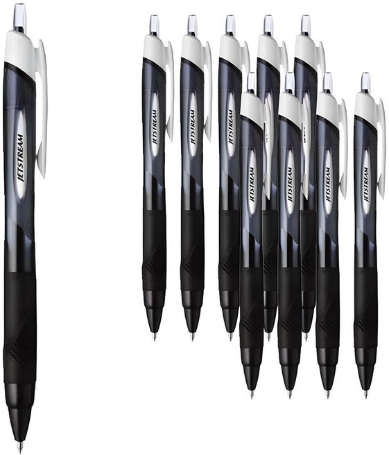 제트스트림 유성볼펜 1.0mm SXN-150-10, 블랙, 10개