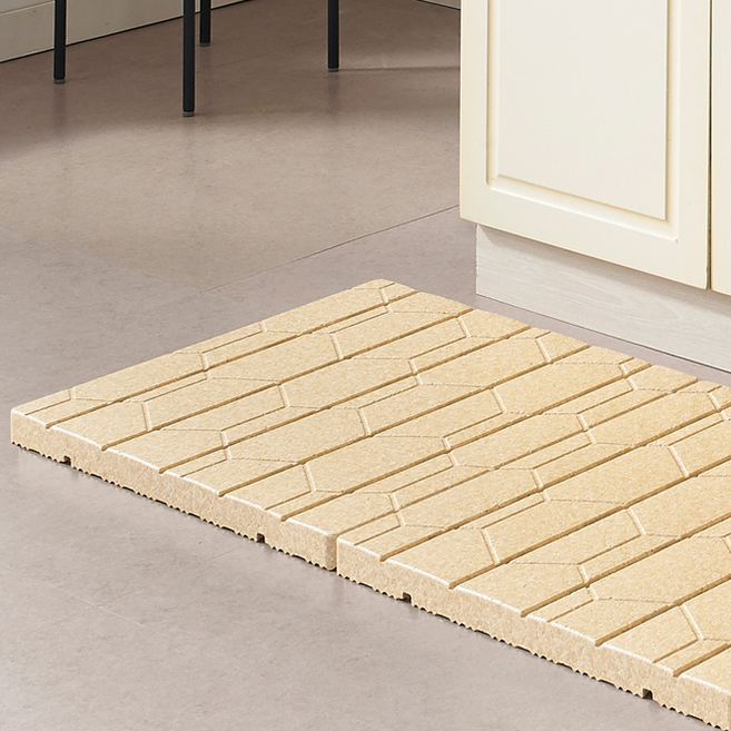 알뜨리 허니 에코 매트 2p + 커넥터 2p, 베이지