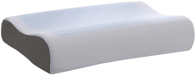 Ishur 伊舒爾 冰晶涼感記憶枕 3D涼爽織線 台灣監製, 工學護頸型 白色