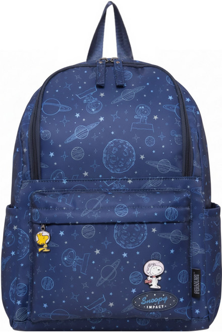 PEANUTS 史努比 SNOOPY 太空人 後背包 IMSND02NY, 深藍色