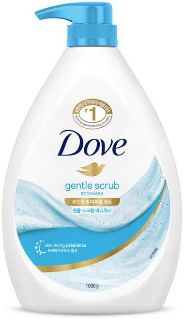 도브 젠틀 스크럽 바디워시, 1kg, 1개