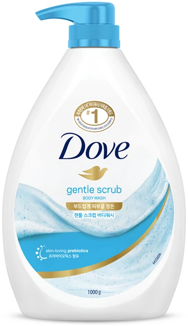 도브 젠틀 스크럽 바디워시, 1kg, 1개 - 쿠팡