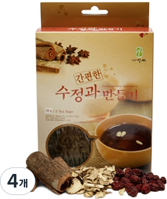 자연애 간편한 수정과 만들기 3p, 30g, 4개