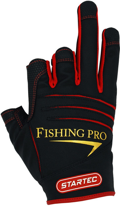 스타텍 피싱프로 낚시장갑, 블랙, 1개