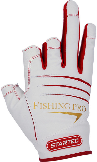 스타텍 피싱프로 낚시장갑, 화이트, 1개