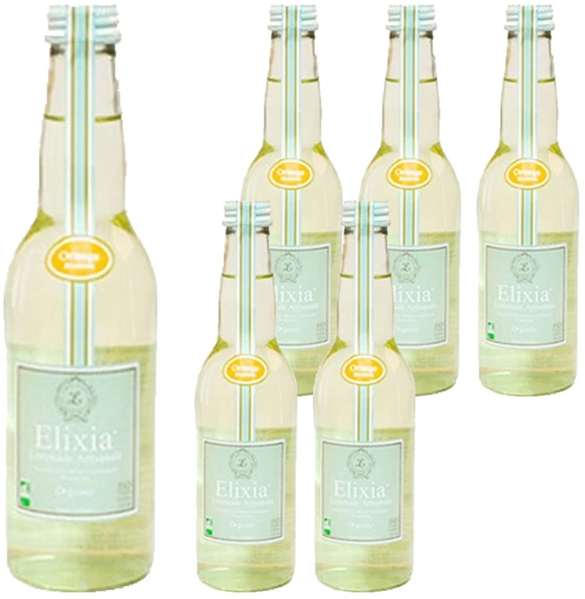 엘릭시아 유기농 오렌지블로섬 탄산음료, 330ml, 6개 - 쿠팡