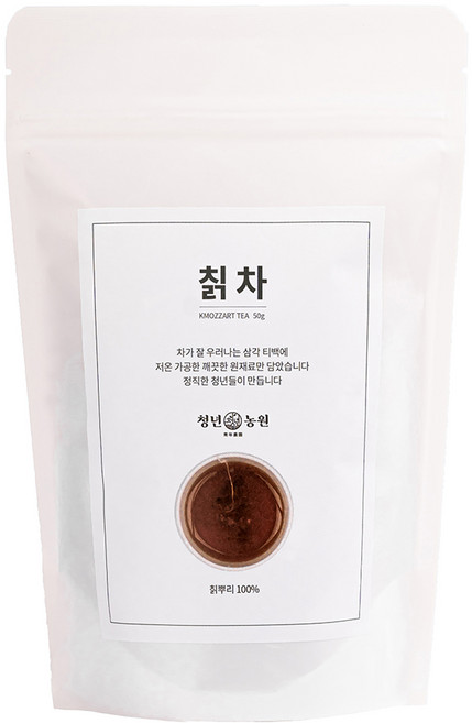 청년농원 저온가공 칡차 삼각티백, 1g, 50개입, 1개
