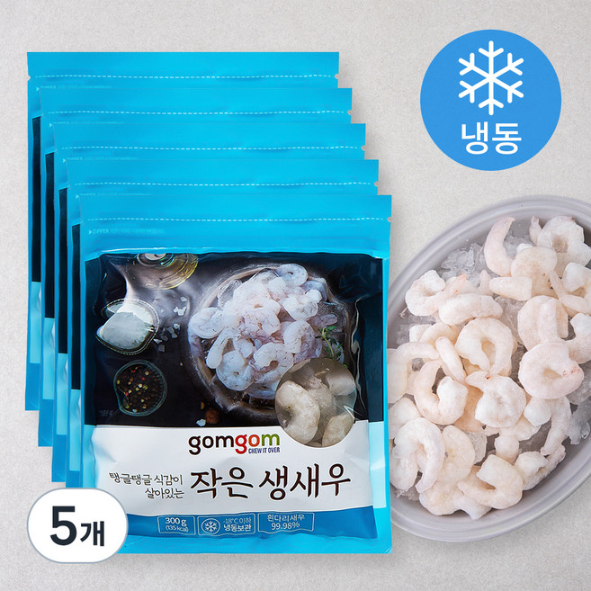 곰곰 작은 생새우 (냉동), 300g, 5개