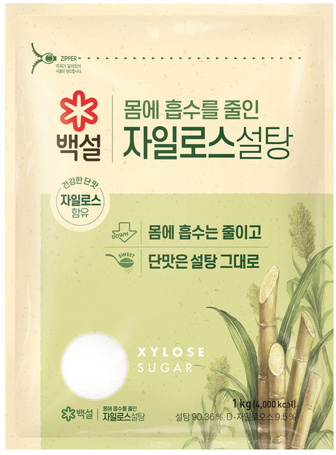 백설 자일로스 설탕, 1kg, 1개
