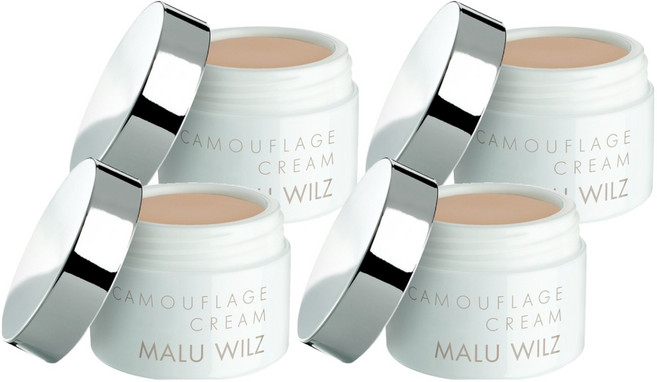 MALU WILZ KEMOPLAGE 霜狀遮瑕膏 6g, 中膚色, 4個