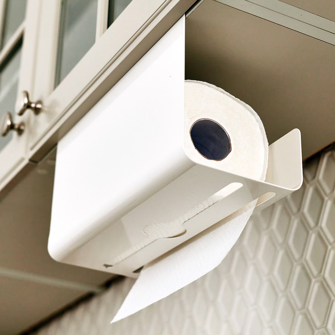 가온 스마트 키친타올 홀더, 화이트, 1개