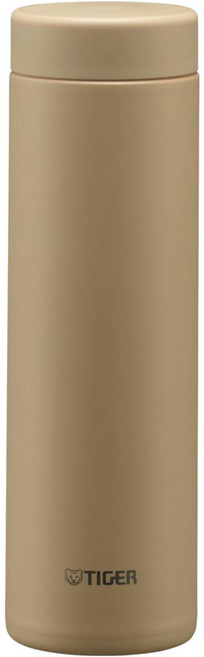 TIGER 虎牌 超輕量旋蓋雙層不鏽鋼保溫瓶 MMZ-W501CZ, 500ml, 1個, 黃赭色