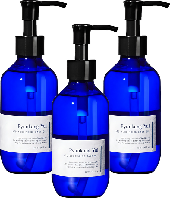 편강율 아토 고보습 베이비 오일, 190ml, 3개