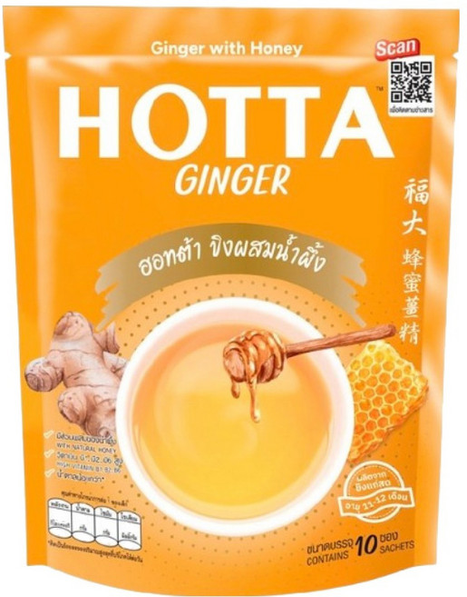 호타 꿀생강차, 14g, 1개, 10개입