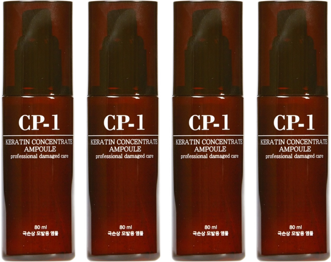 씨피원 케라틴 극손상 모발용 헤어앰플, 80ml, 4개