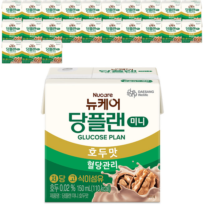 뉴케어 당플랜 미니 호두맛, 150ml, 24개