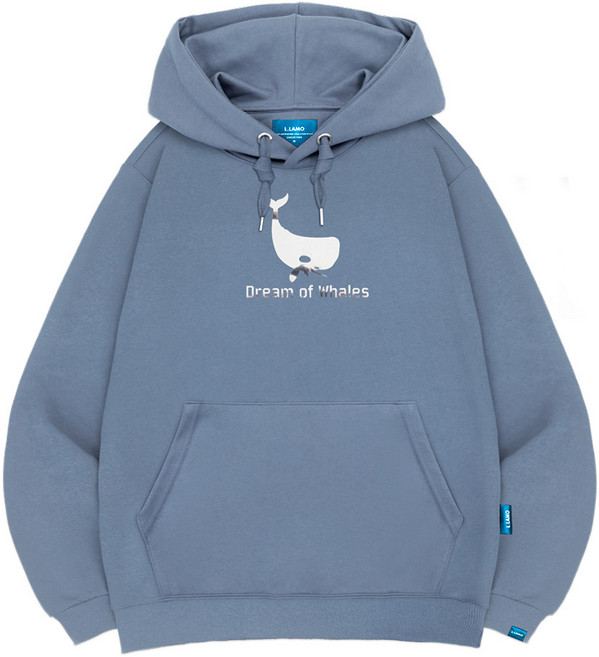 엘라모 기모H 고래의꿈 후드티