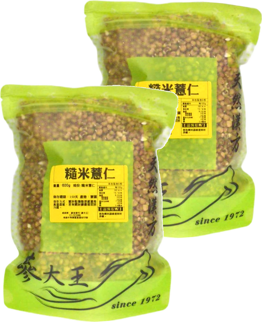 蔘大王 糙米薏仁, 600g, 2包
