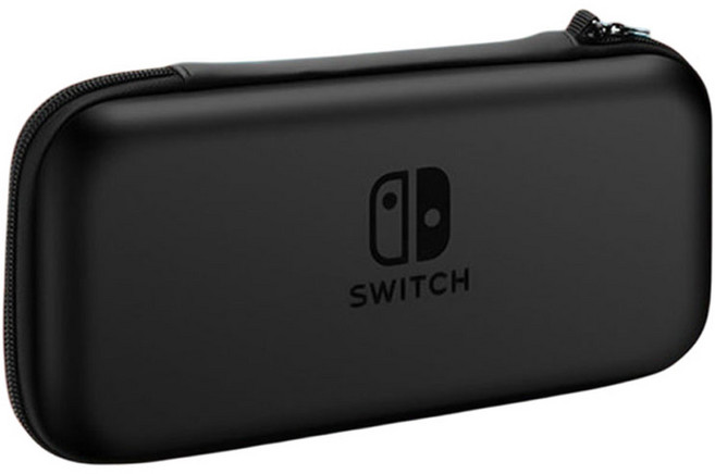 픽센드 닌텐도 스위치 OLED 파우치 케이스, 블랙, 1개