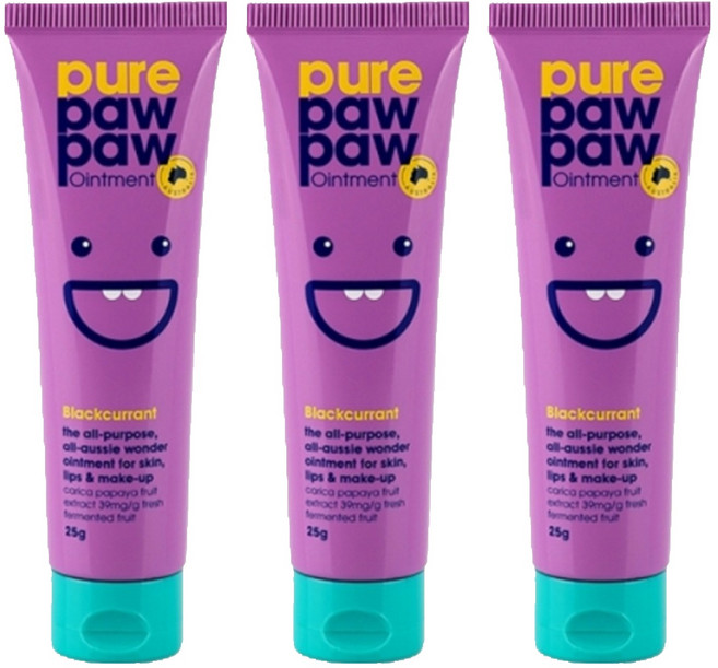 purepawpaw 澳洲神奇萬用木瓜霜 黑醋栗, 25g, 3條