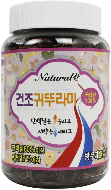 내츄럴한 건조 귀뚜라미 대, 70g, 1개 - 쿠팡