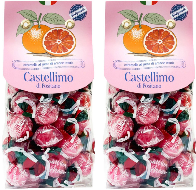 Liking Castellimmo波西塔諾摩洛血橙糖, 200g, 2個
