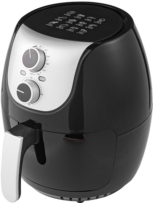 홈플래닛 에어프라이어 3.9L, YJ-669D, 블랙 + 실버