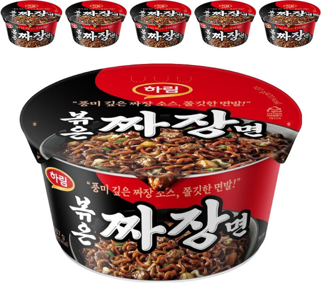 Harim 炒炸醬麵杯 107g, 6個