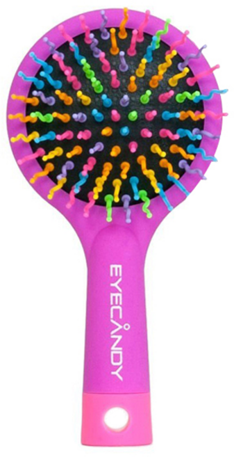 아이캔디 레인보우 볼륨S 헤어브러쉬 M, 바이올렛, 1개