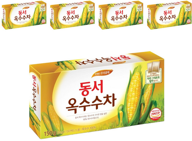 동서 옥수수차, 10g, 15개입, 5개