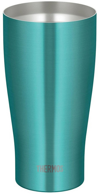 THERMOS 膳魔師 不鏽鋼真空冰沁杯 JDY-420C MNT, 420ml, 1個, 薄荷色