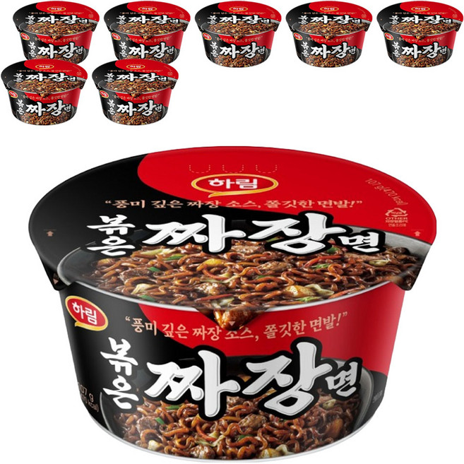 Harim 炒炸醬麵杯 107g, 8個