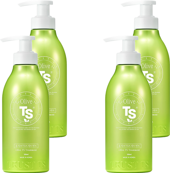 TS 올리브 헤어 트리트먼트, 500ml, 4개