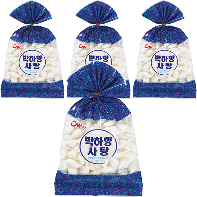 청우식품 박하향 사탕, 410g, 4개