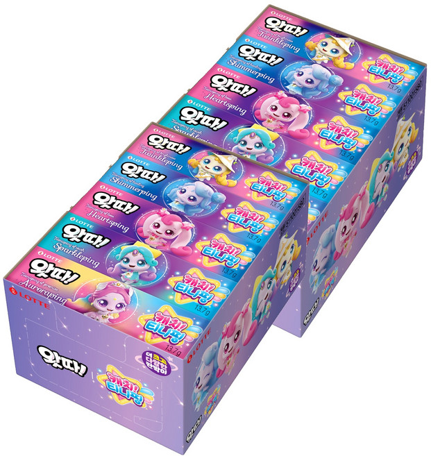 롯데웰푸드 왓따 판박이 캐치 티니핑, 2개, 342.5g