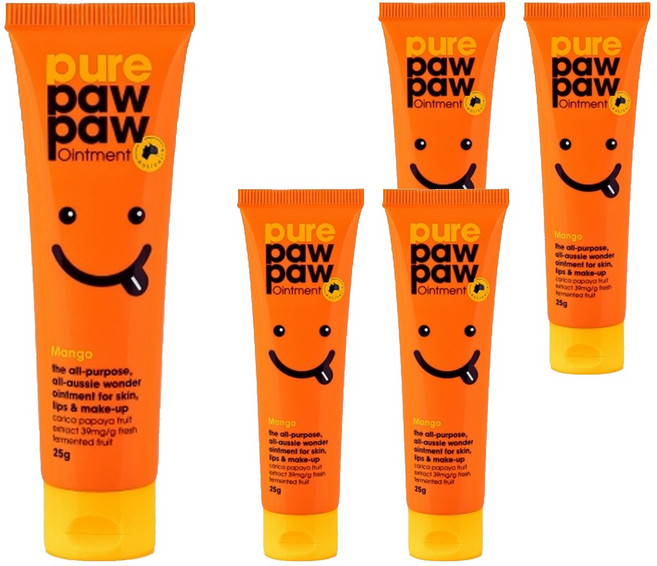 purepawpaw 澳洲神奇萬用木瓜霜, 芒果香, 25g, 5條