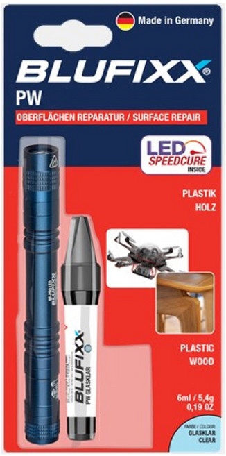 블루픽스 UV LED 경화 접착제 PW 목재/플라스틱용, 1개