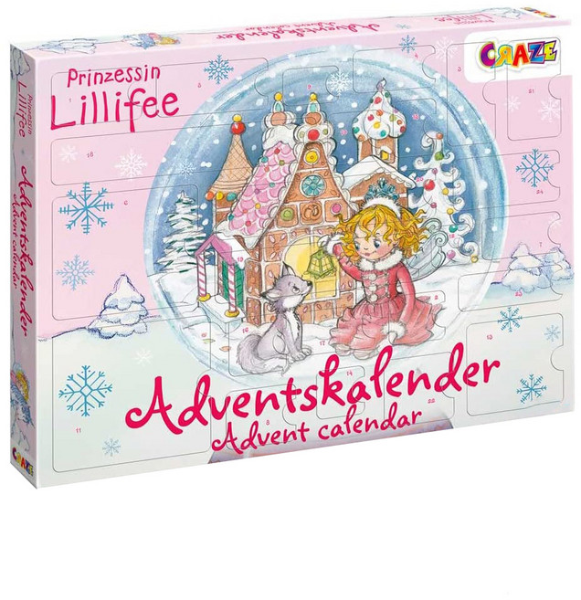 CRAZE 倒數日曆 莉莉菲公主與獨角獸玩具, 1盒