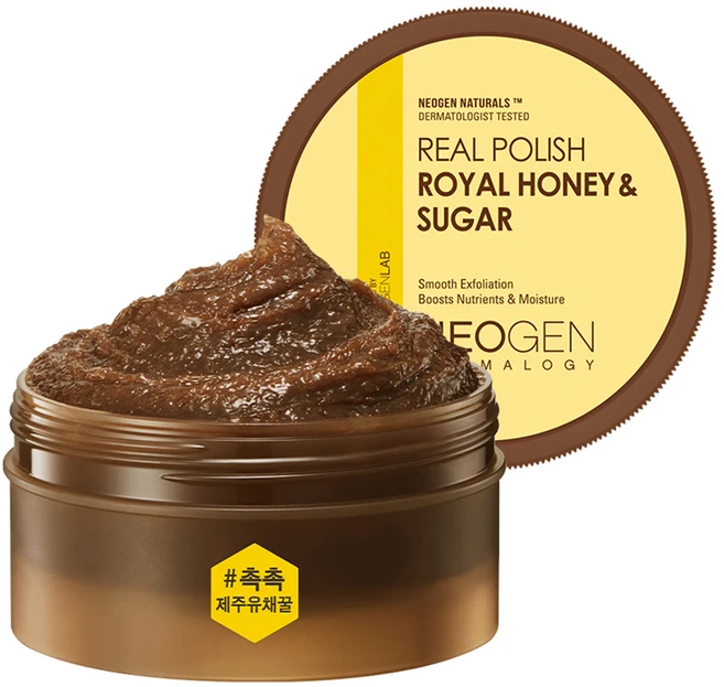 네오젠 리얼 폴리쉬 로얄 허니&슈가 페이스 스크럽, 100g, 1개 - 쿠팡