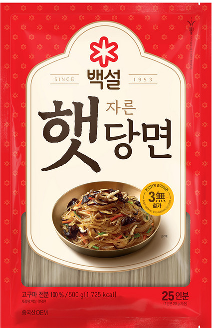 백설 햇당면, 500g, 1개