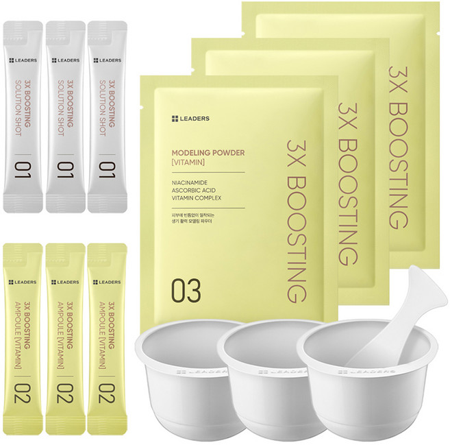 리더스 3X 부스팅 모델링 마스크 비타민 3회분, 1개