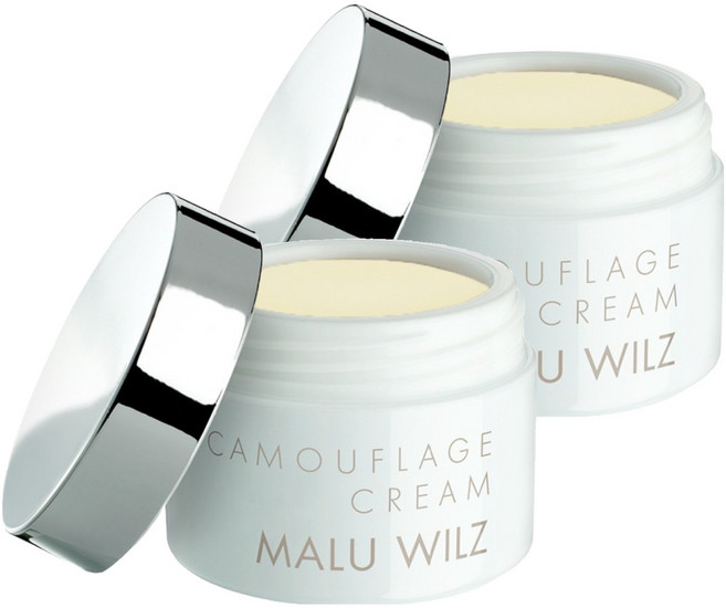 MALU WILZ Camouflage 霜狀遮瑕膏 6g, 1號 檸檬米色, 2個