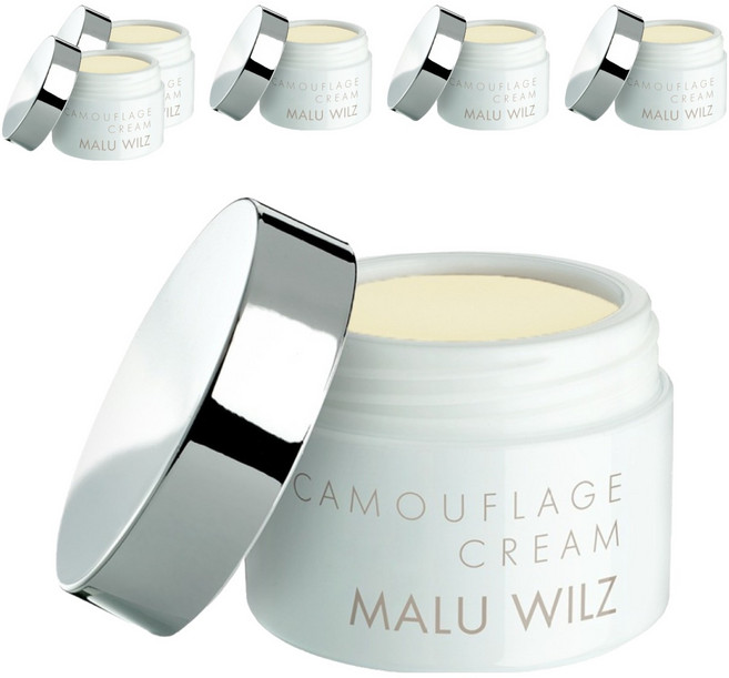 MALU WILZ Camouflage 霜狀遮瑕膏 6g, 1號 檸檬米色, 6個
