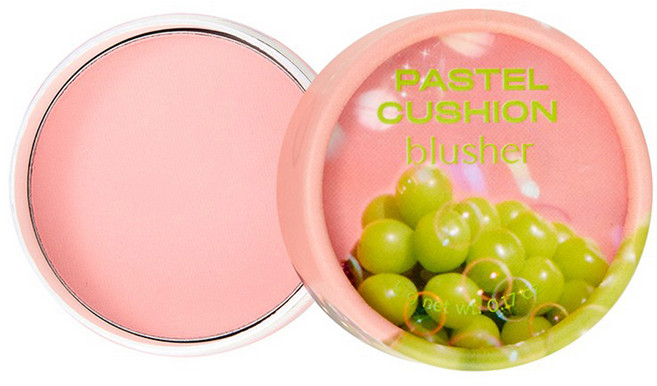 [비건라이프] 더페이스샵 파스텔 쿠션 블러셔 5g, 02 버블검 핑크, 1개