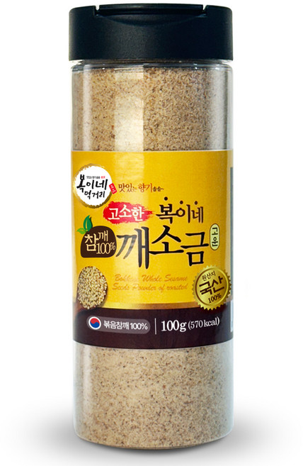 복이네먹거리 국산 고소한 참깨 100% 깨소금 고운입자, 100g, 1개