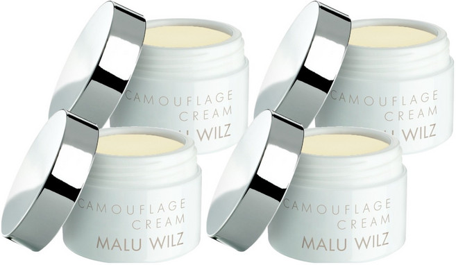 MALU WILZ Camouflage 霜狀遮瑕膏 6g, 1號 檸檬米色, 4個
