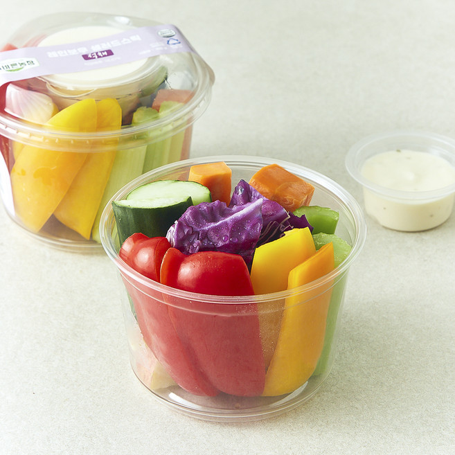 All바른농장 레인보우 샐러드스틱 적채, 300g, 1개