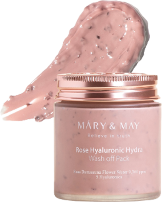 [비건뷰티] 마리엔메이 로즈 히알루로닉 하이드라 워시오프 팩 125g, 1개입, 1개