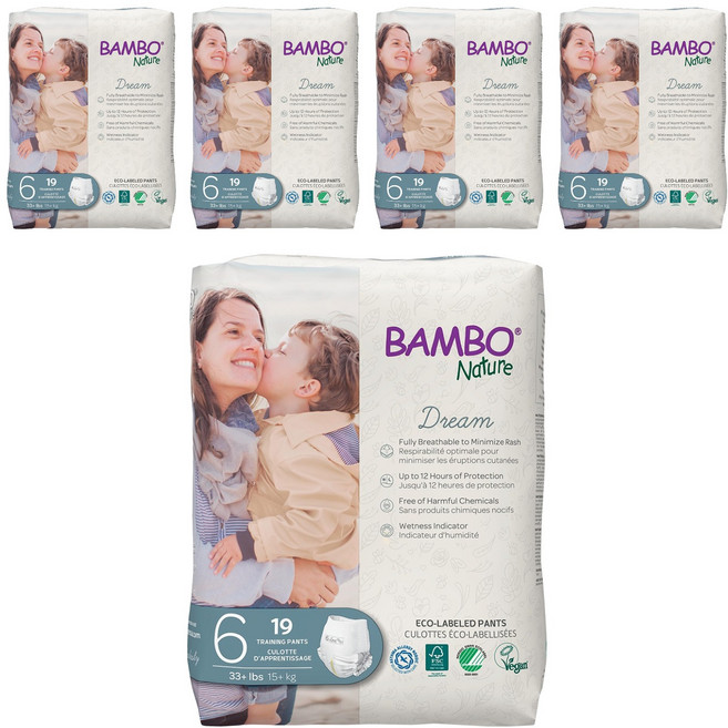 Bambo Nature 伴寶樂 Dream褲型紙尿布 15kg以上, 第6階段, 95片