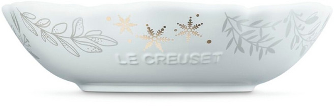 LE CREUSET 凡爾賽花園系列深圓盤, 棉花白, 1個